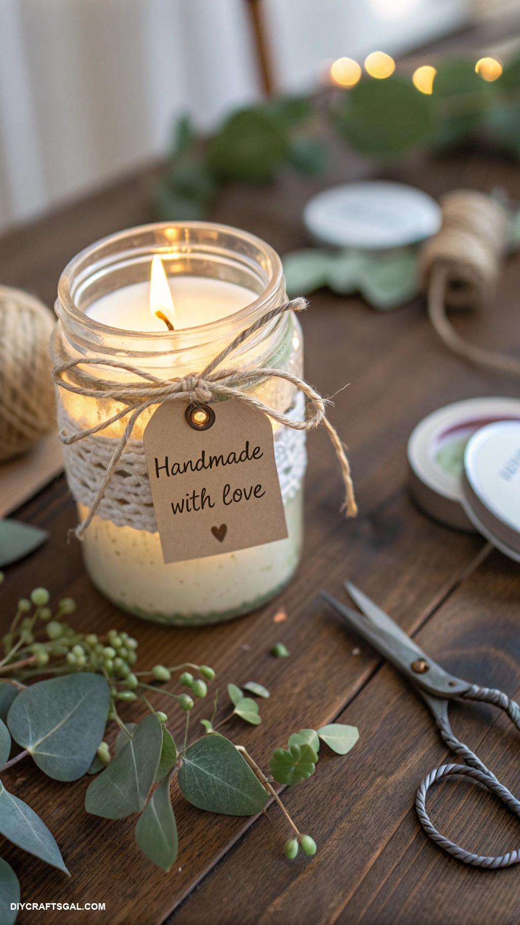 beginner diy crafts DIY candle holders from glass jars