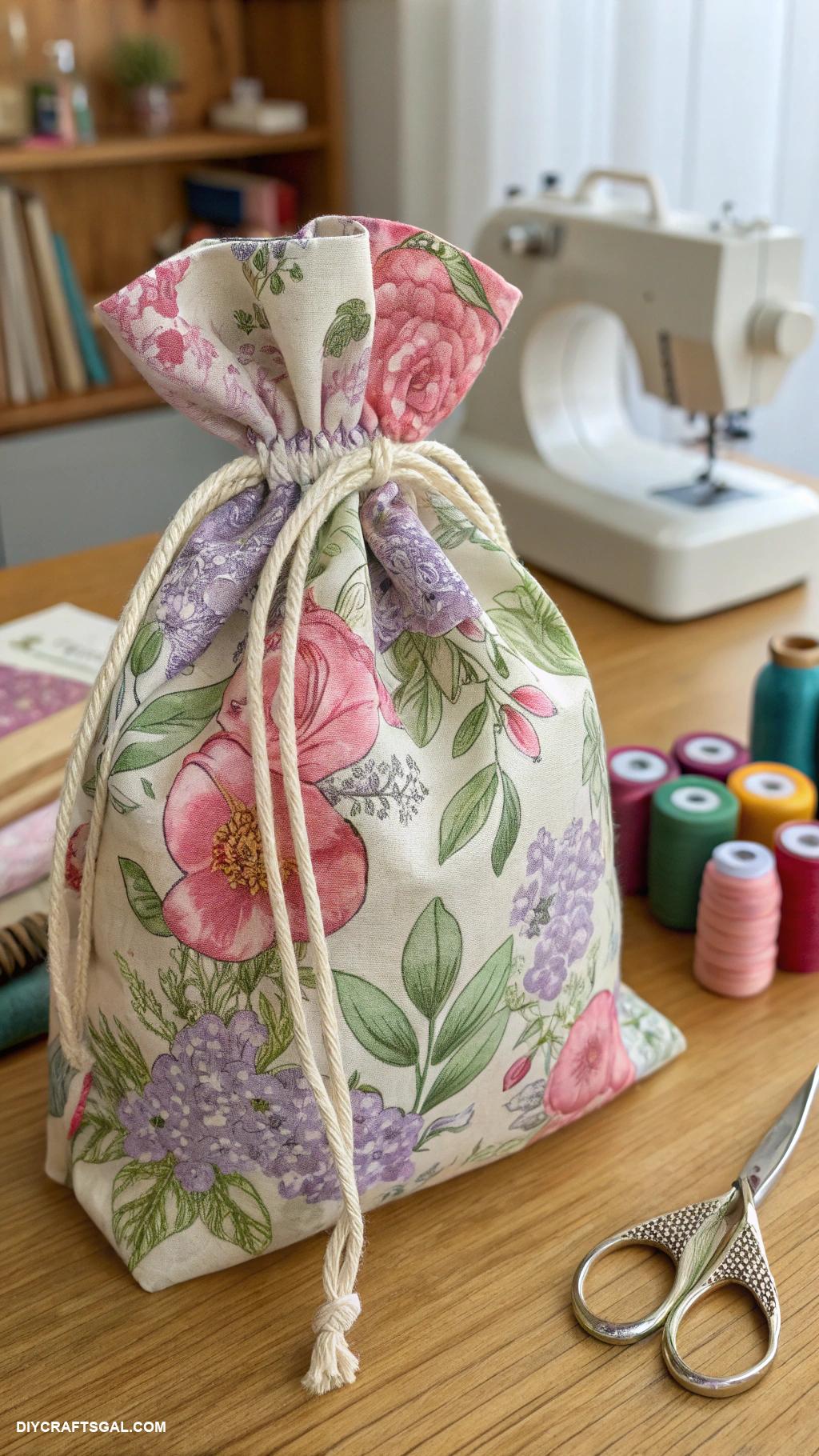 beginner sewing projects Fabric gift bags for any occasion