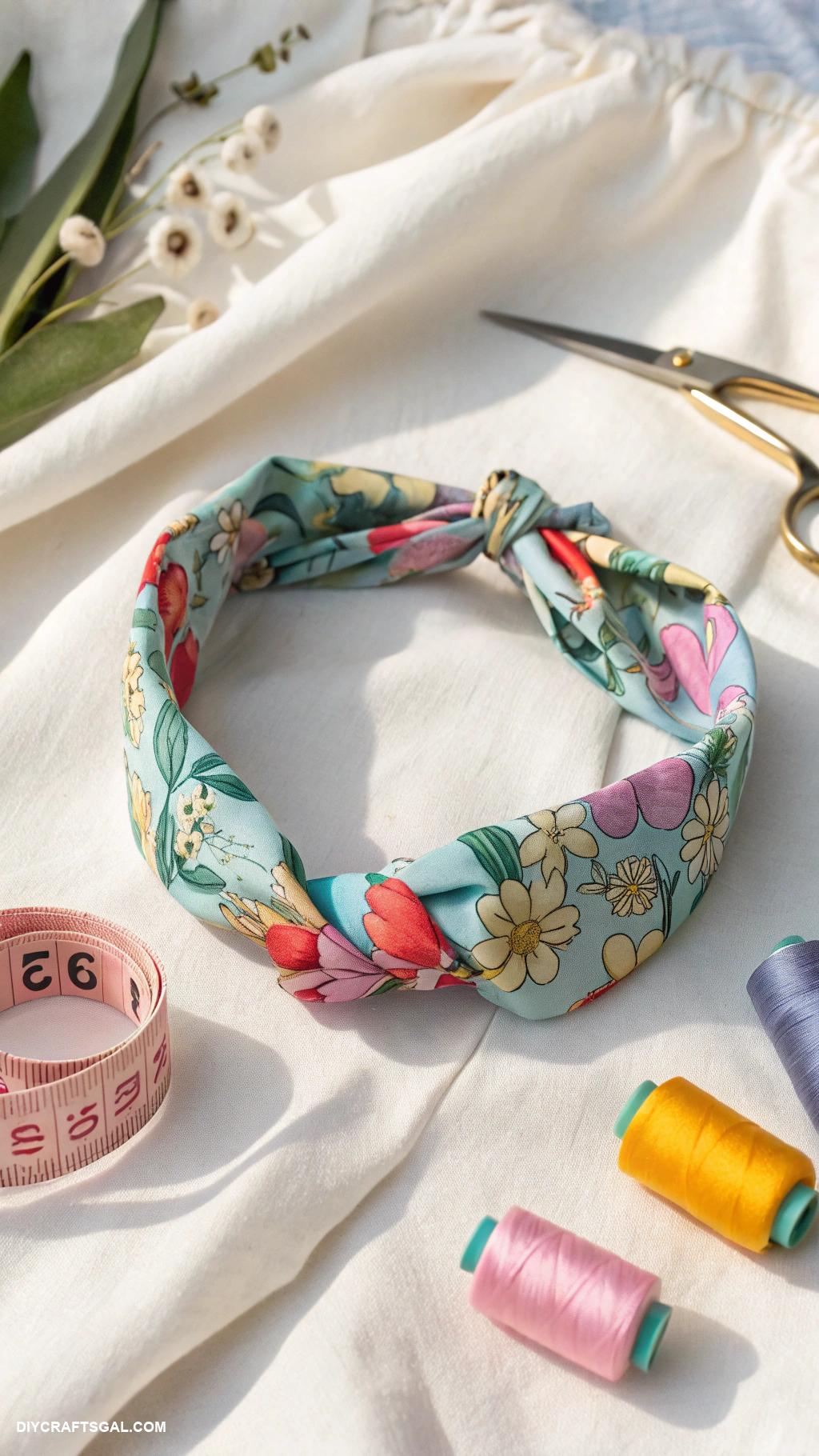 beginner sewing projects Stylish headbands using stretchy fabric