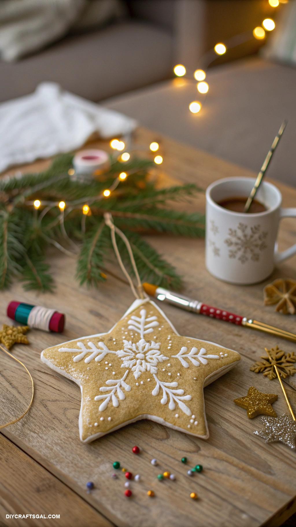 crafts for kids Salt dough ornaments for holiday gifts