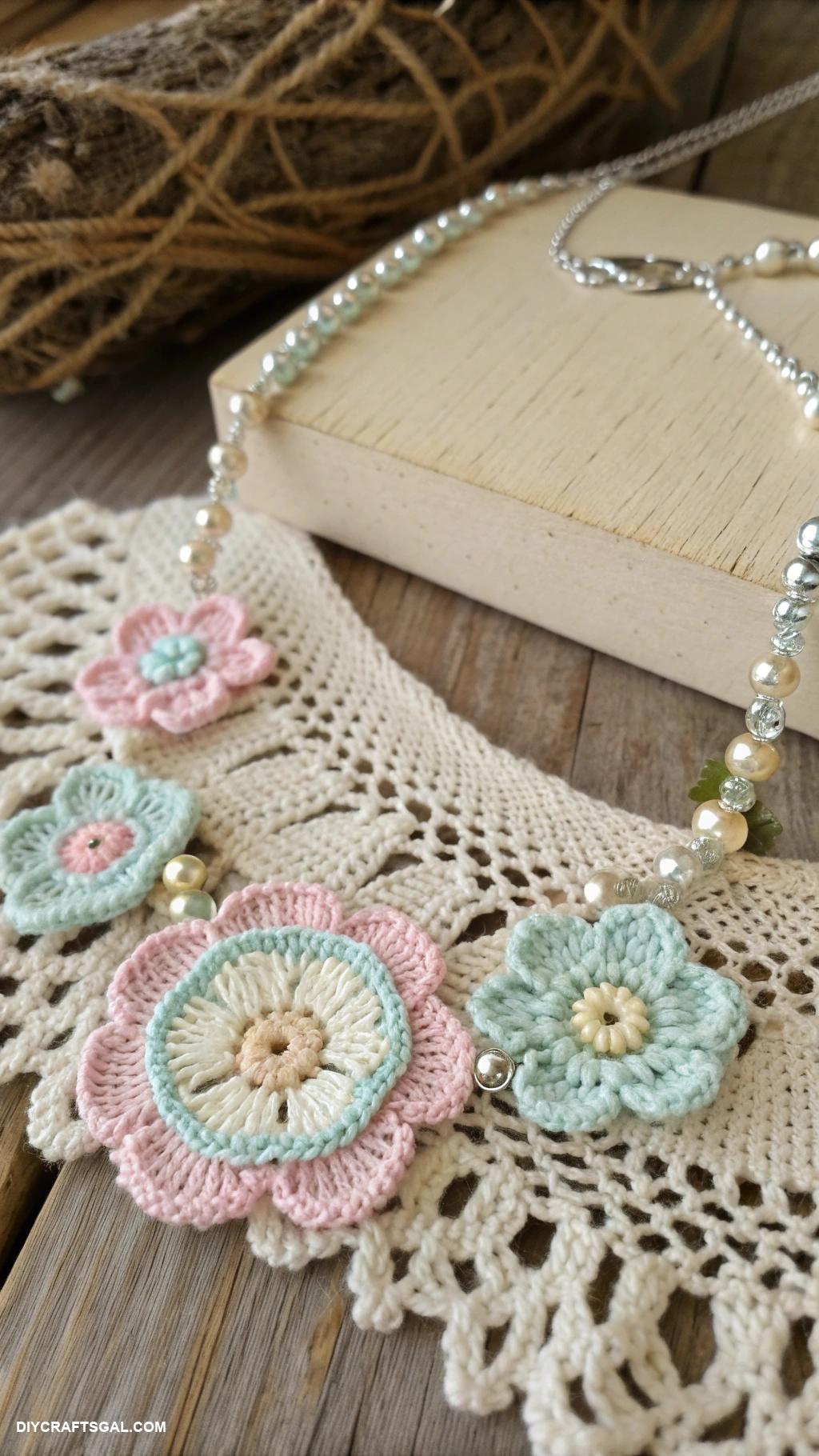 crochet ideas Creative crochet jewelry for unique accessories