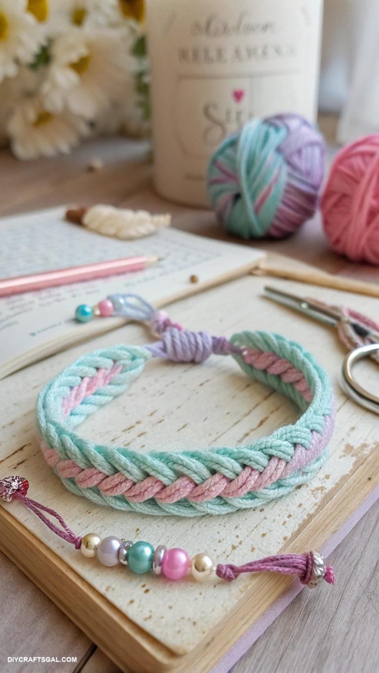 handmade gifts Knitted friendship bracelets