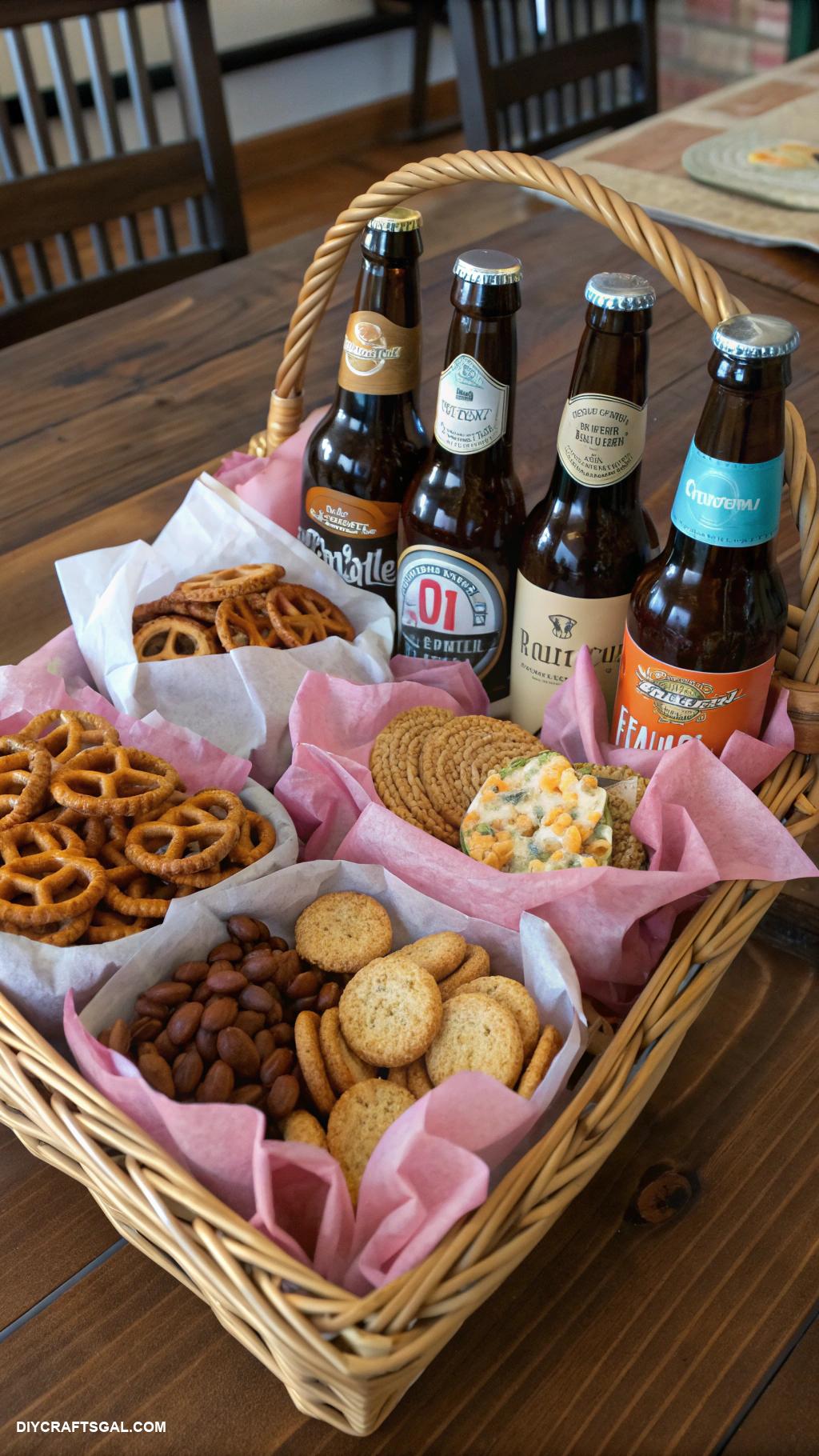 boo basket ideas Craft beer and snack pairing basket