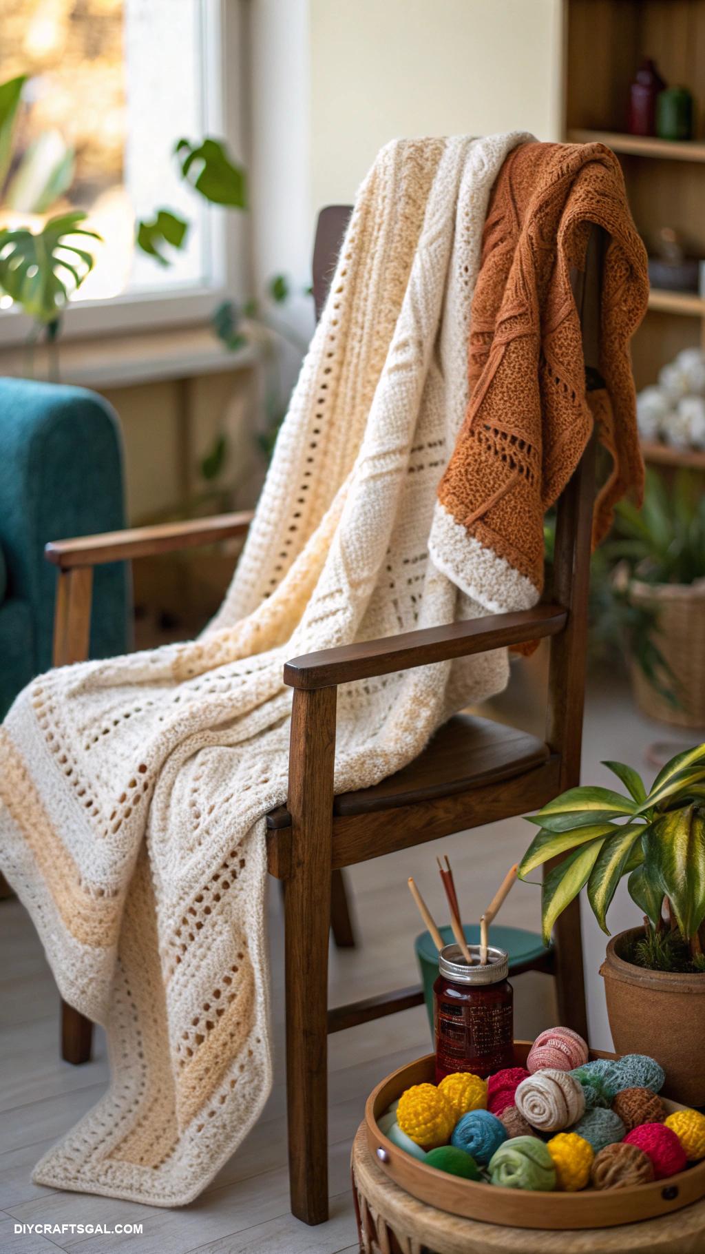 crochet clothes Chunky knit crochet oversized cardigan