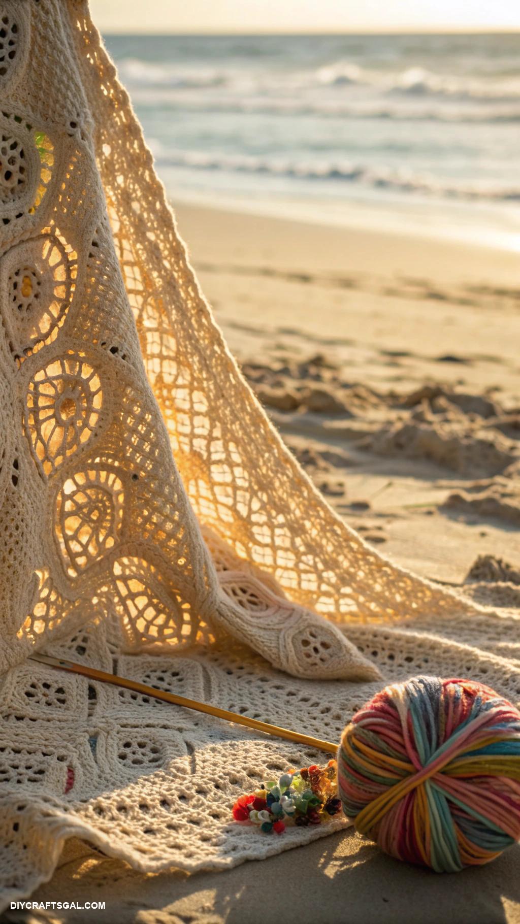 crochet clothes Crochet mesh beach cover up