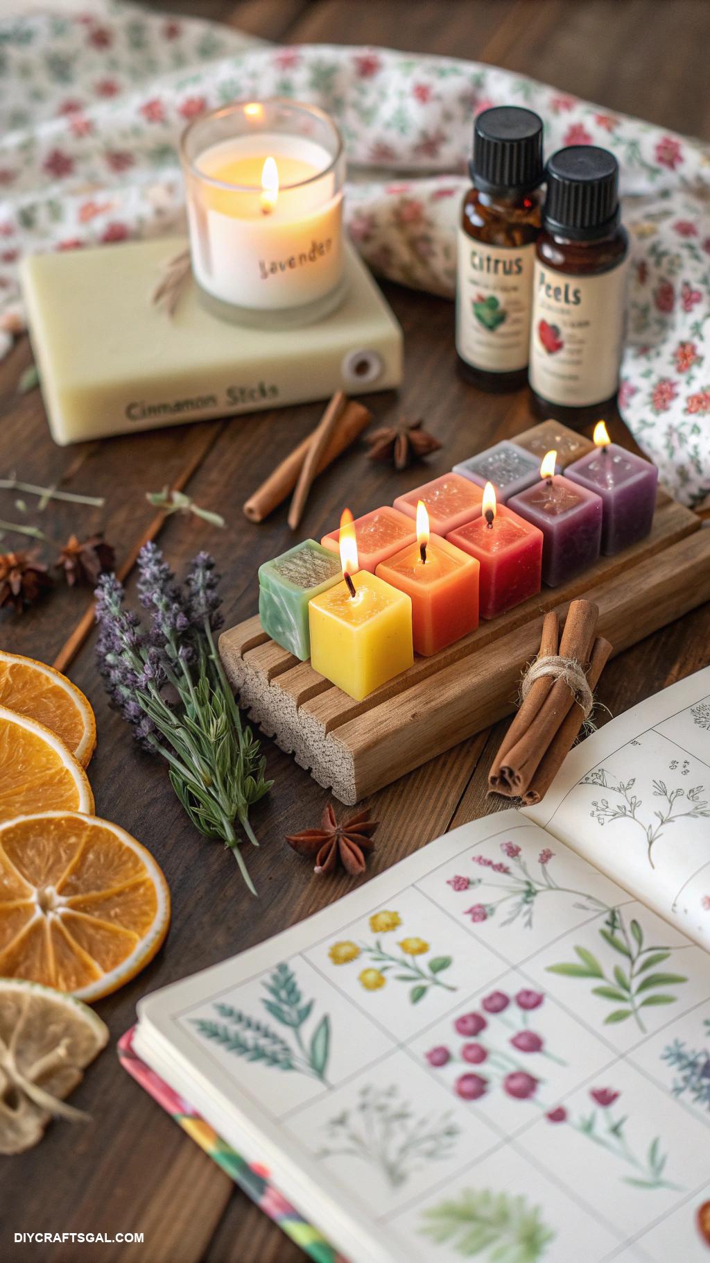 diy gifts for grandparents DIY scented candles in favorite scents