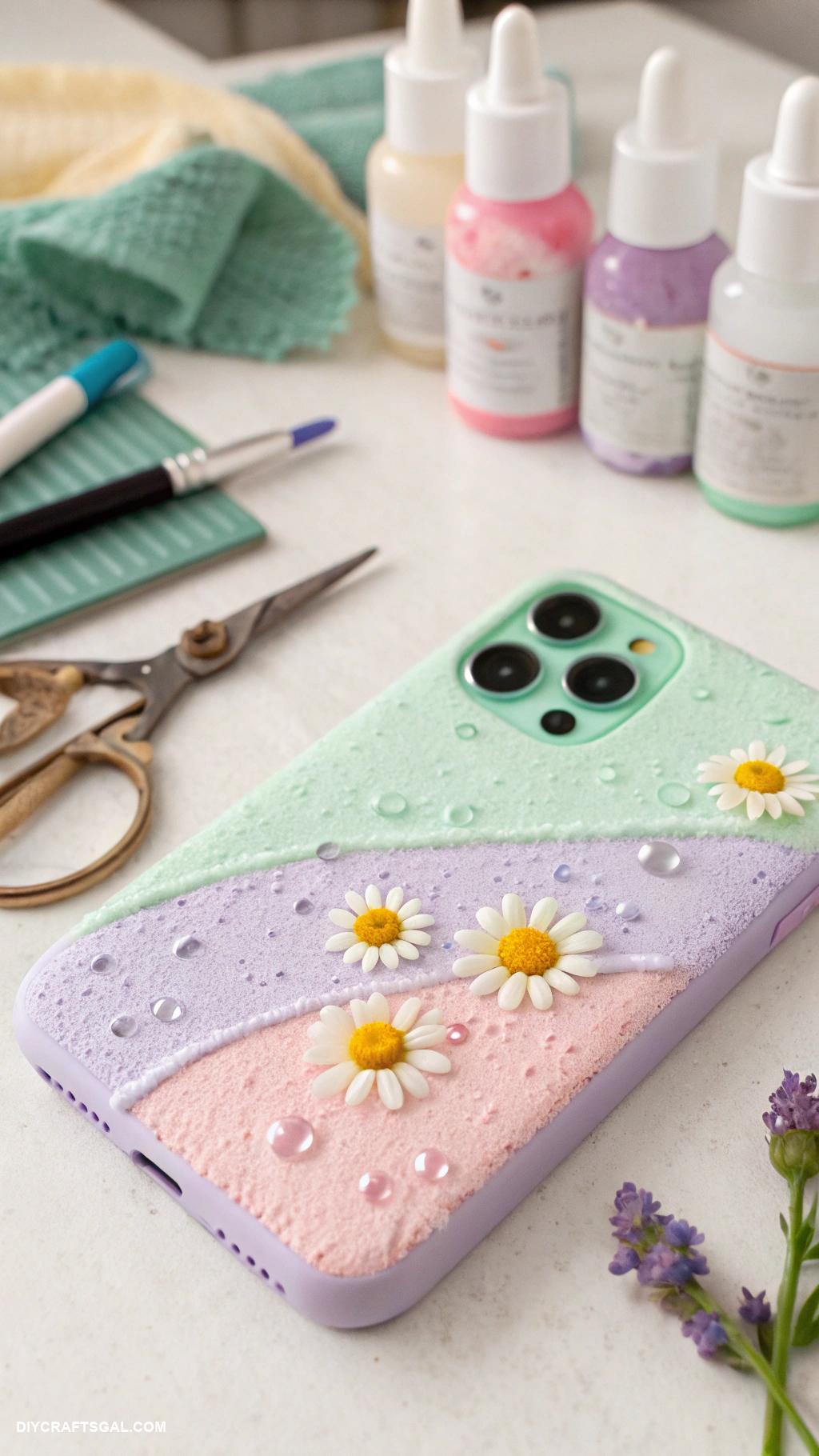 diy phone cases Scented foam case with essential oils