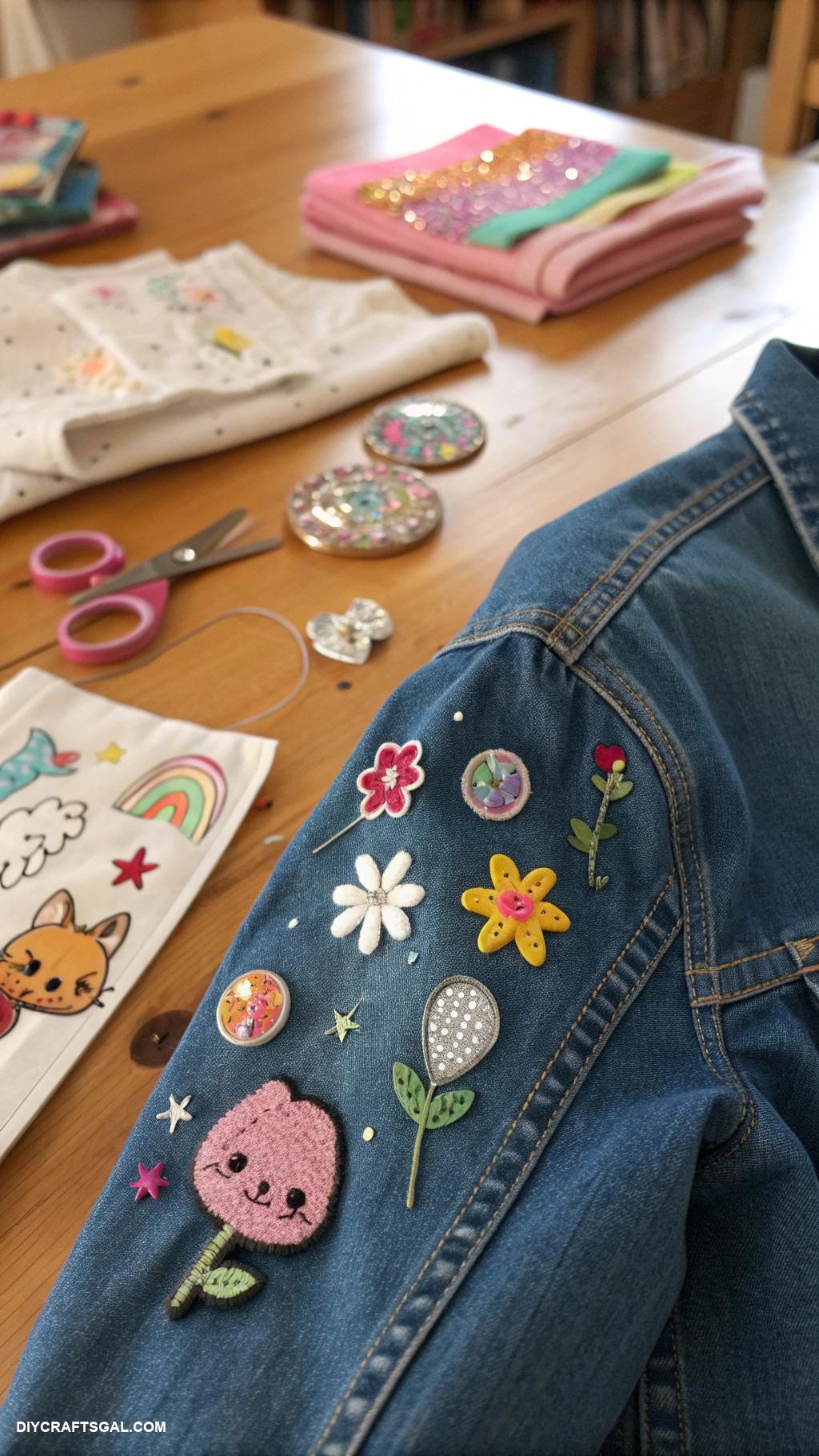 easy diy clothes Embellish jackets with adorable pins