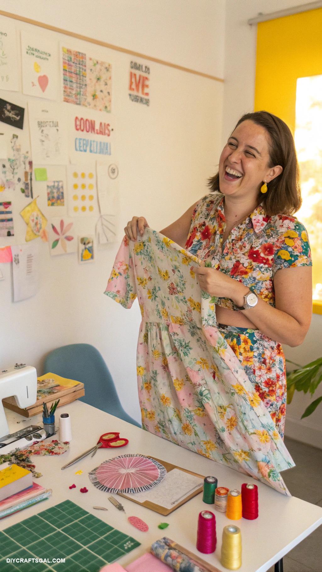easy diy clothes Turn oversized shirt into stylish dress