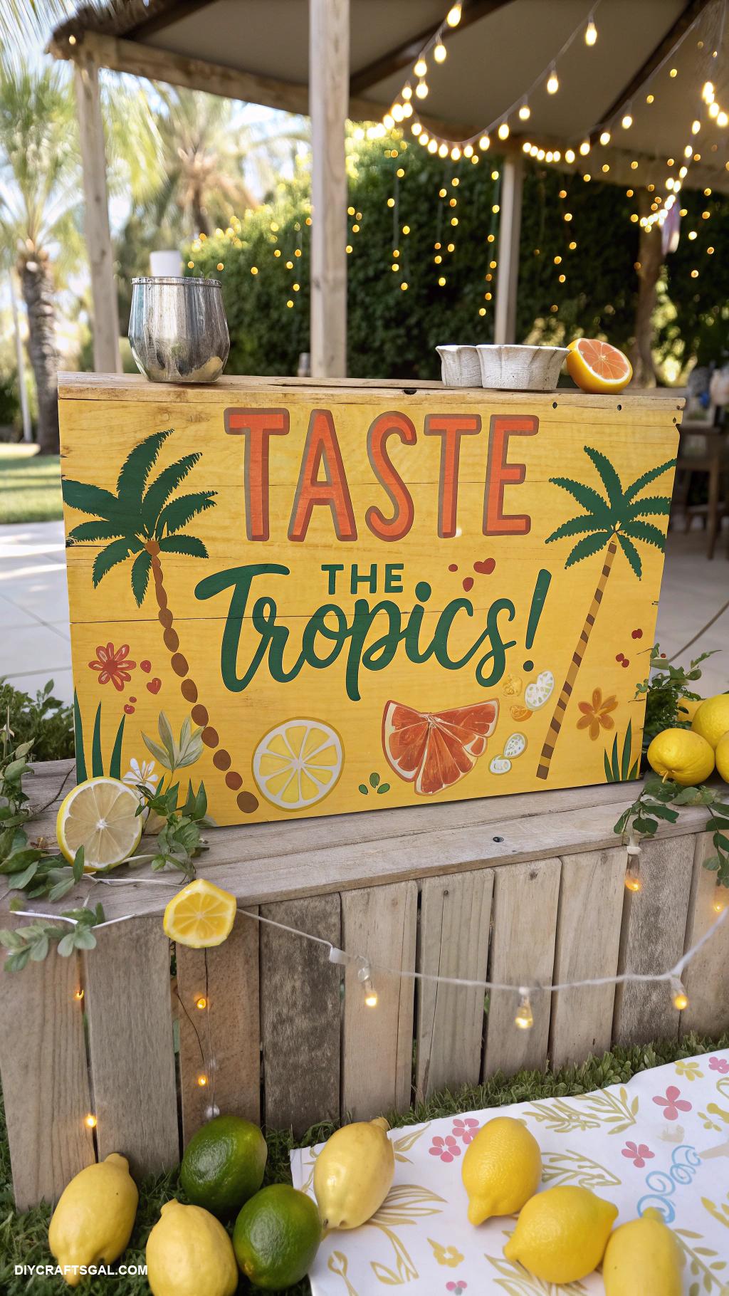 lemonade stand sign ideas Taste the Tropics
