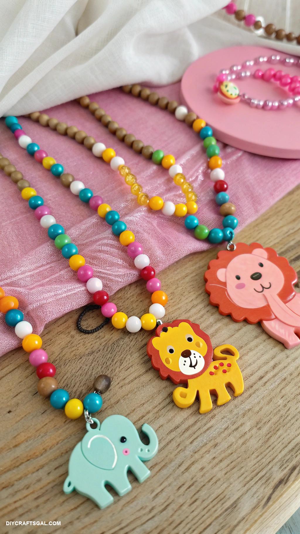 beaded necklace patterns Fun animal shapes for kids