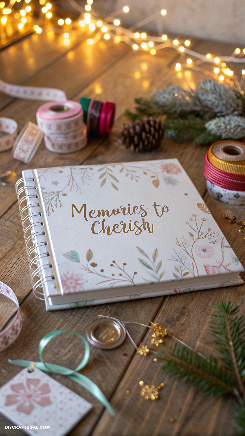 diy christmas gifts Personalized photo album with decorative cover