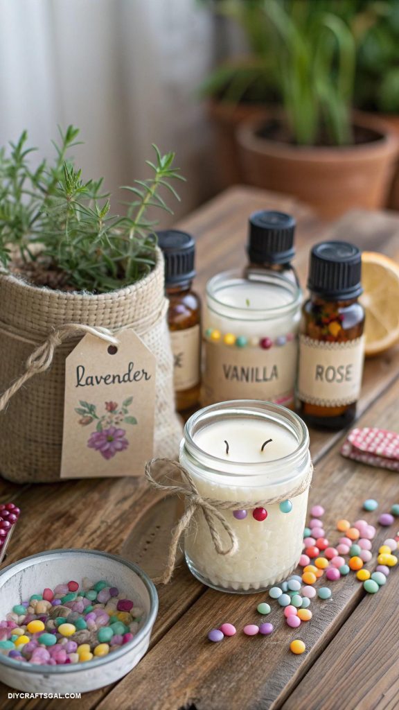diy gifts for women DIY scented candles in her favorite fragrance