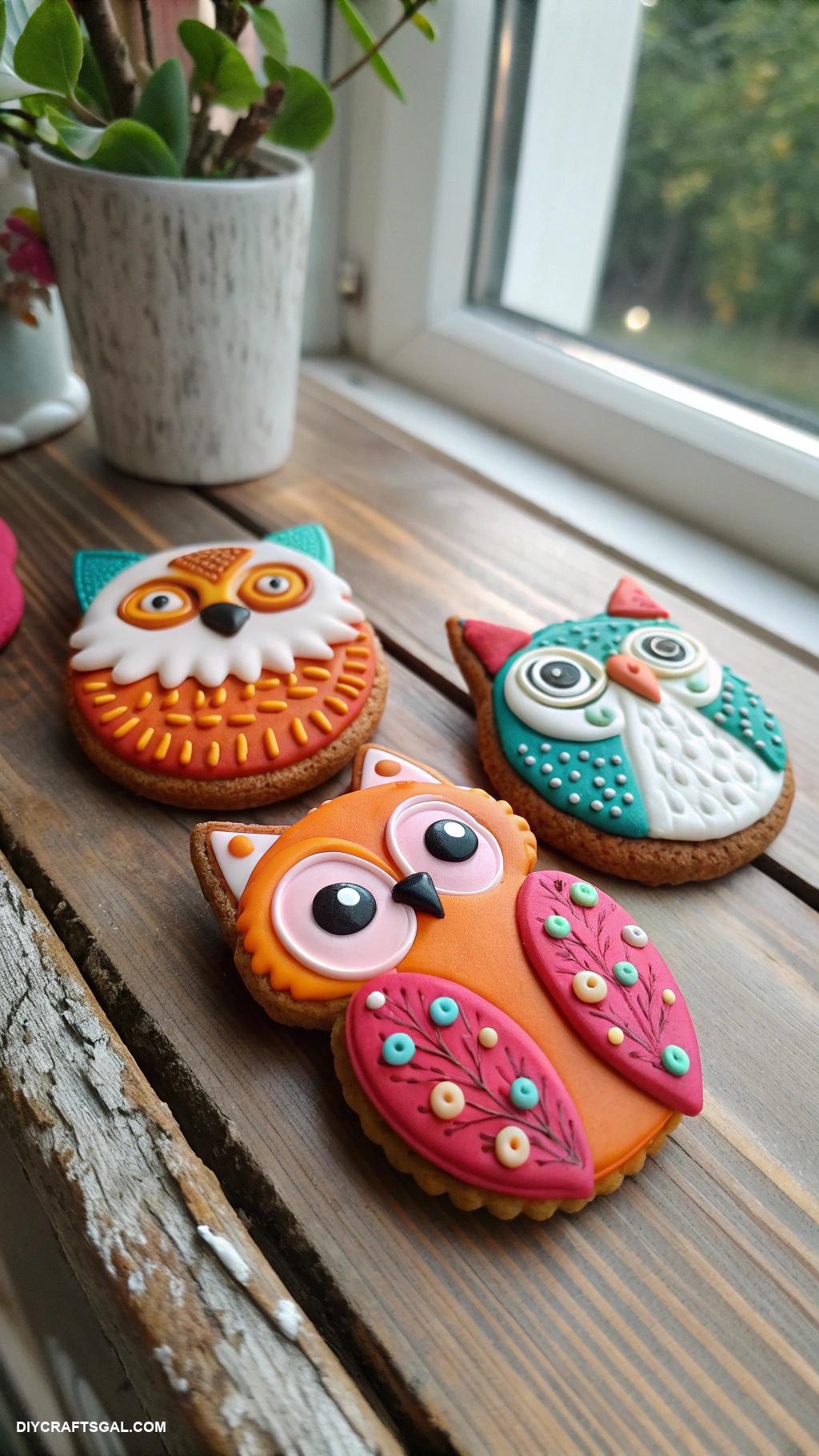 handmade jewelry Polymer clay animal shaped brooches