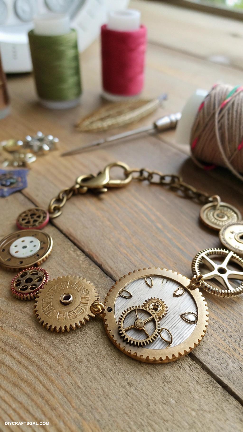 vintage jewelry repurposed Create bracelets from vintage watch parts