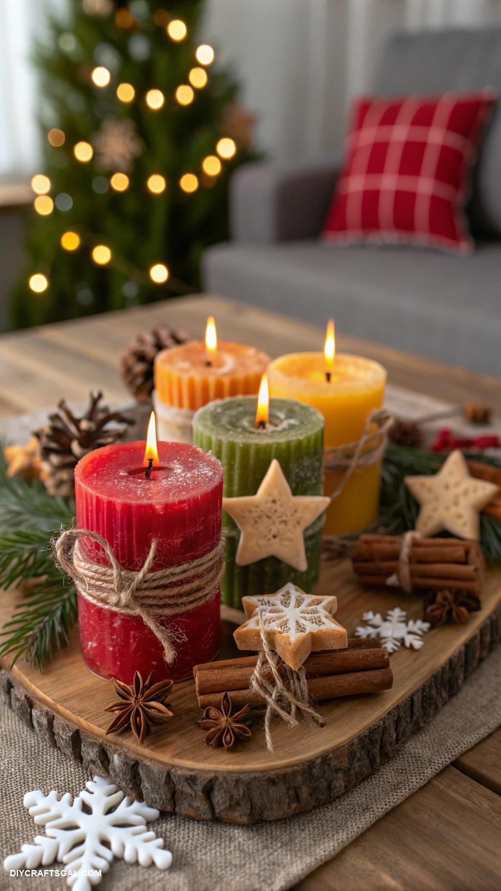 christmas crafts to sell DIY Christmas Scented Candles
