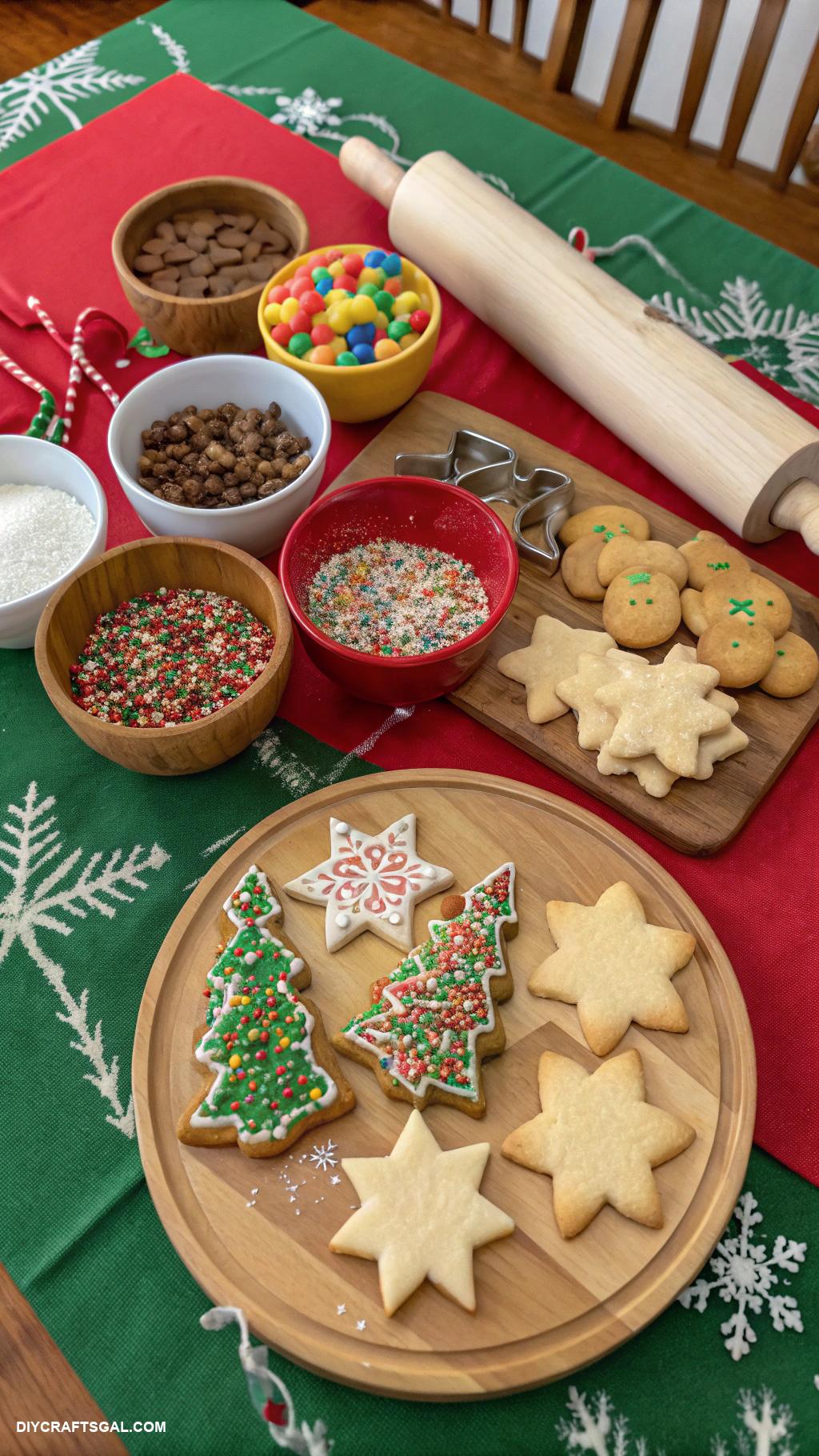 diy christmas hosting ideas Christmas cookie decorating challenge