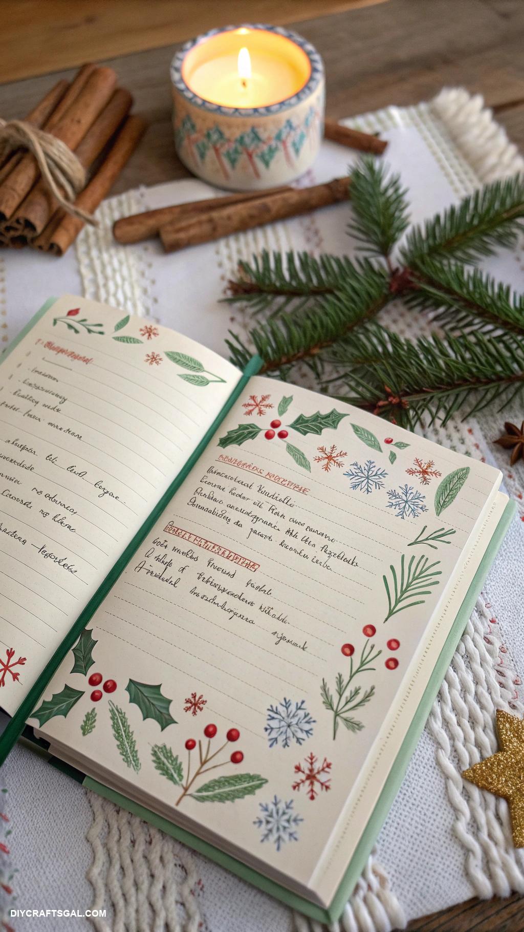 homemade christmas gifts Personalized recipe book with family favorites
