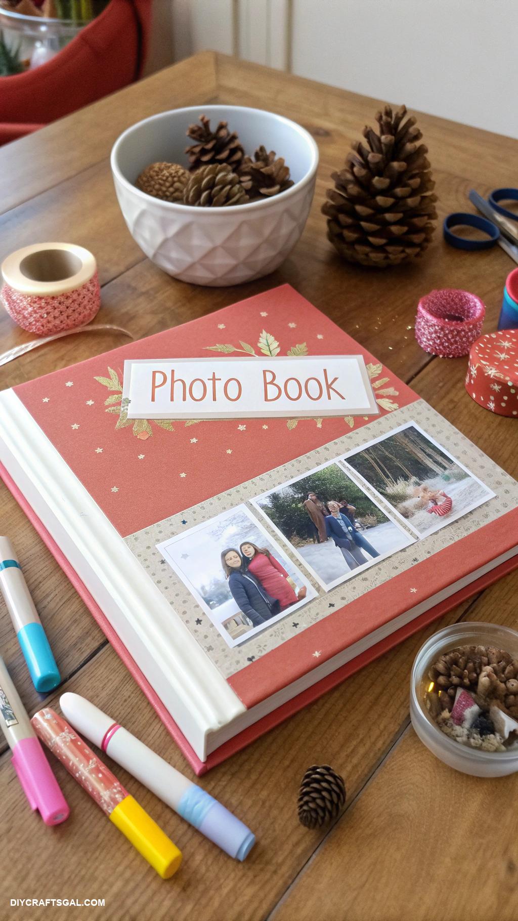 diy christmas gifts for family Photo book of favorite memories