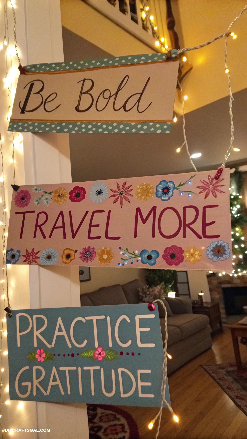 diy new years eve decorations Personalized New Years resolution banners