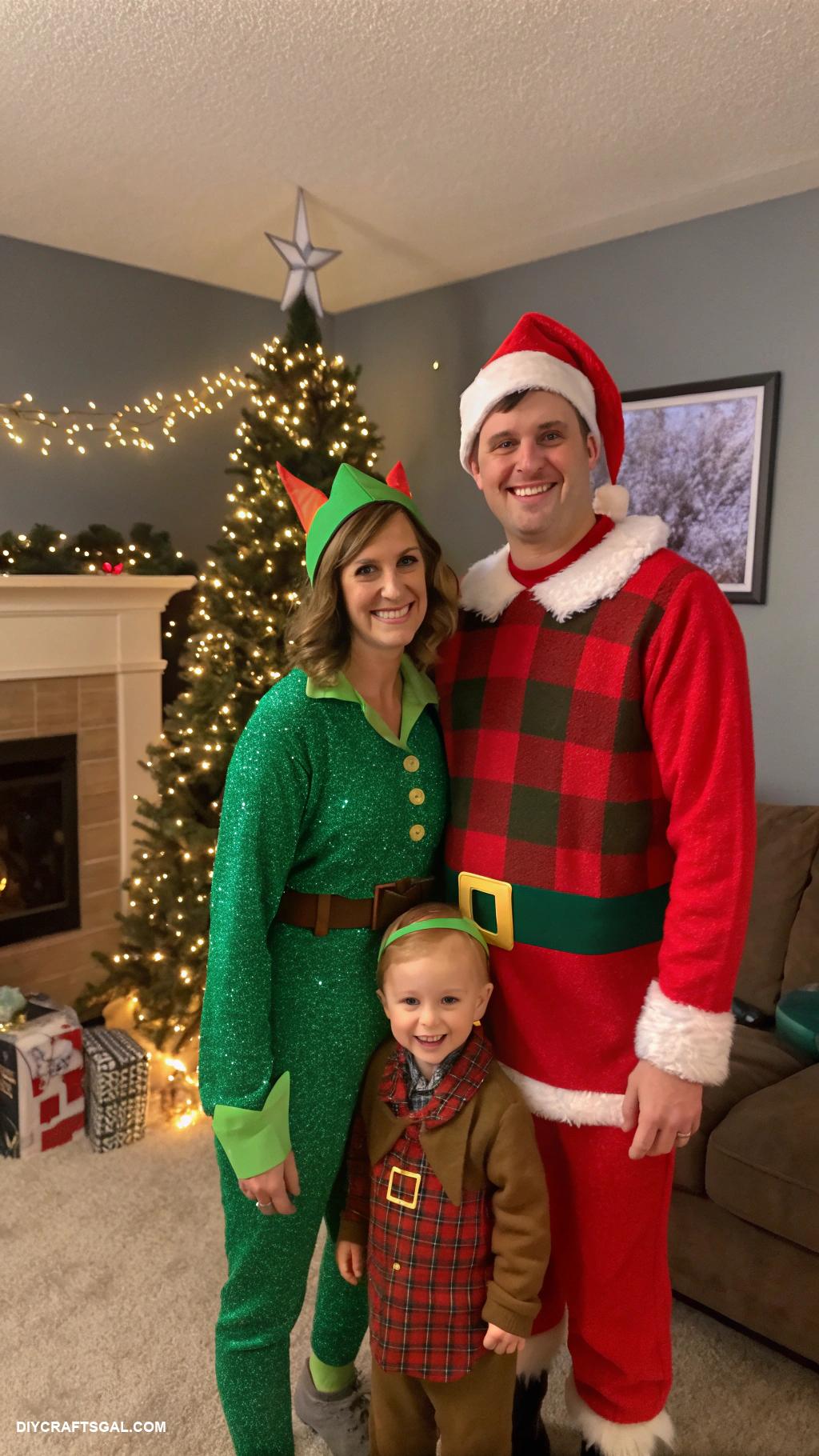 family christmas card outfit ideas Themed costumes inspired by holiday movies