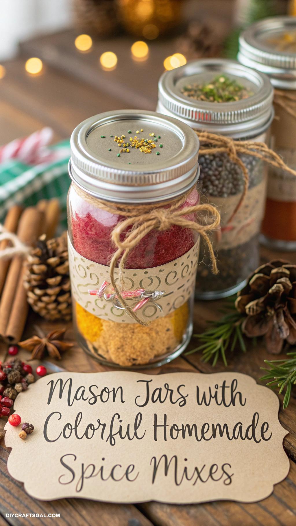 mason jar christmas gifts Homemade Spice Mixes for Cooking