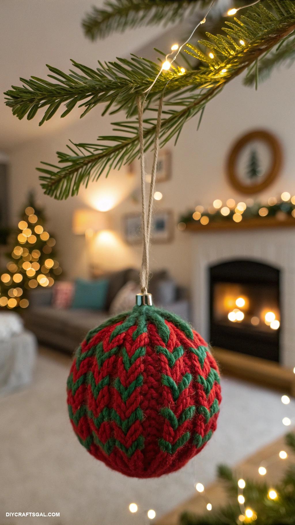 beginner knitting ideas Knit a holiday ornament for decorations