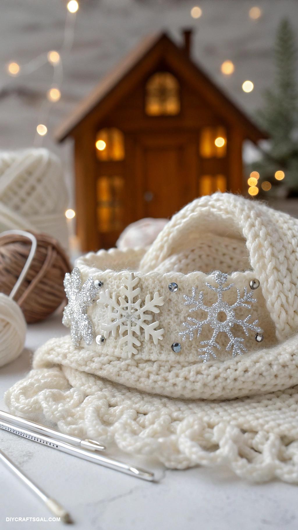 crochet snowflake ideas Snowflake headbands for stylish winter fashion