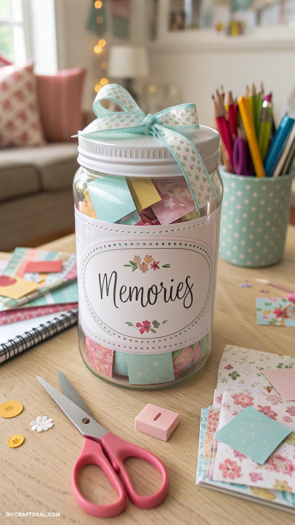 diy graduation gifts DIY memory jar filled with shared experiences