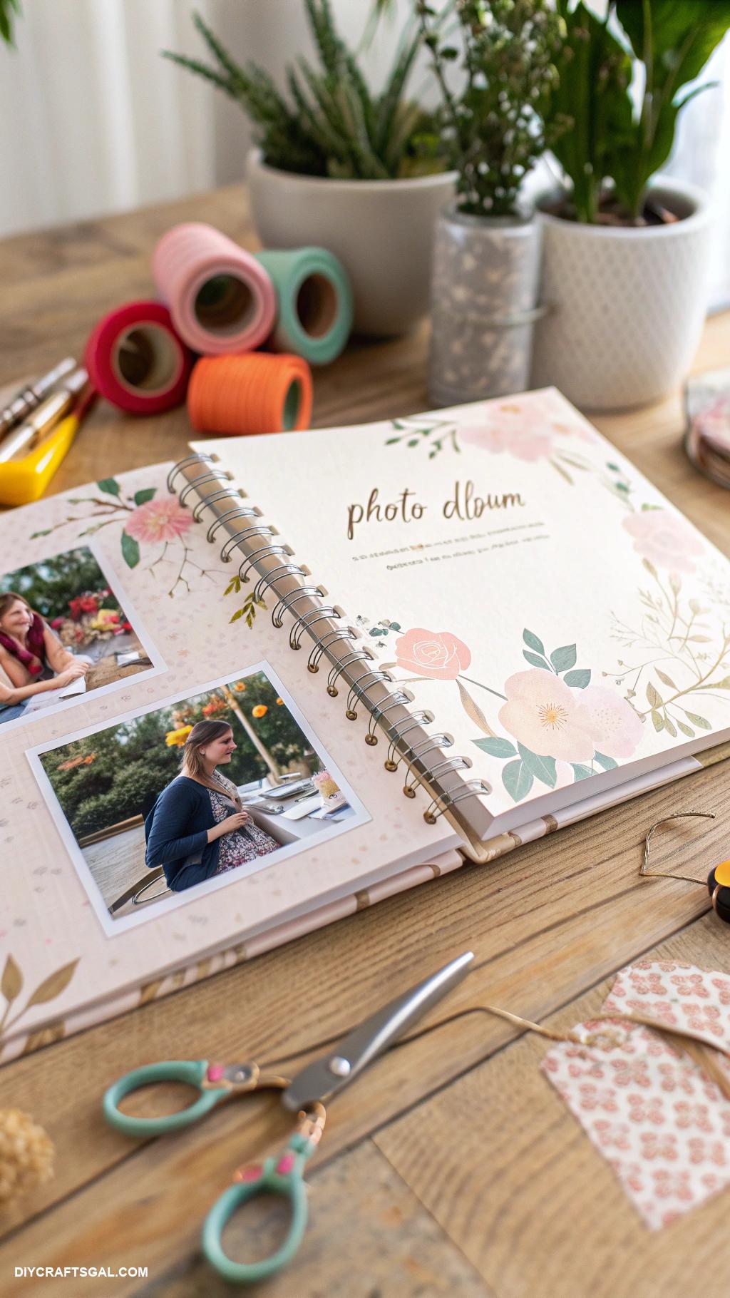 diy graduation gifts Personalized photo album with handwritten notes