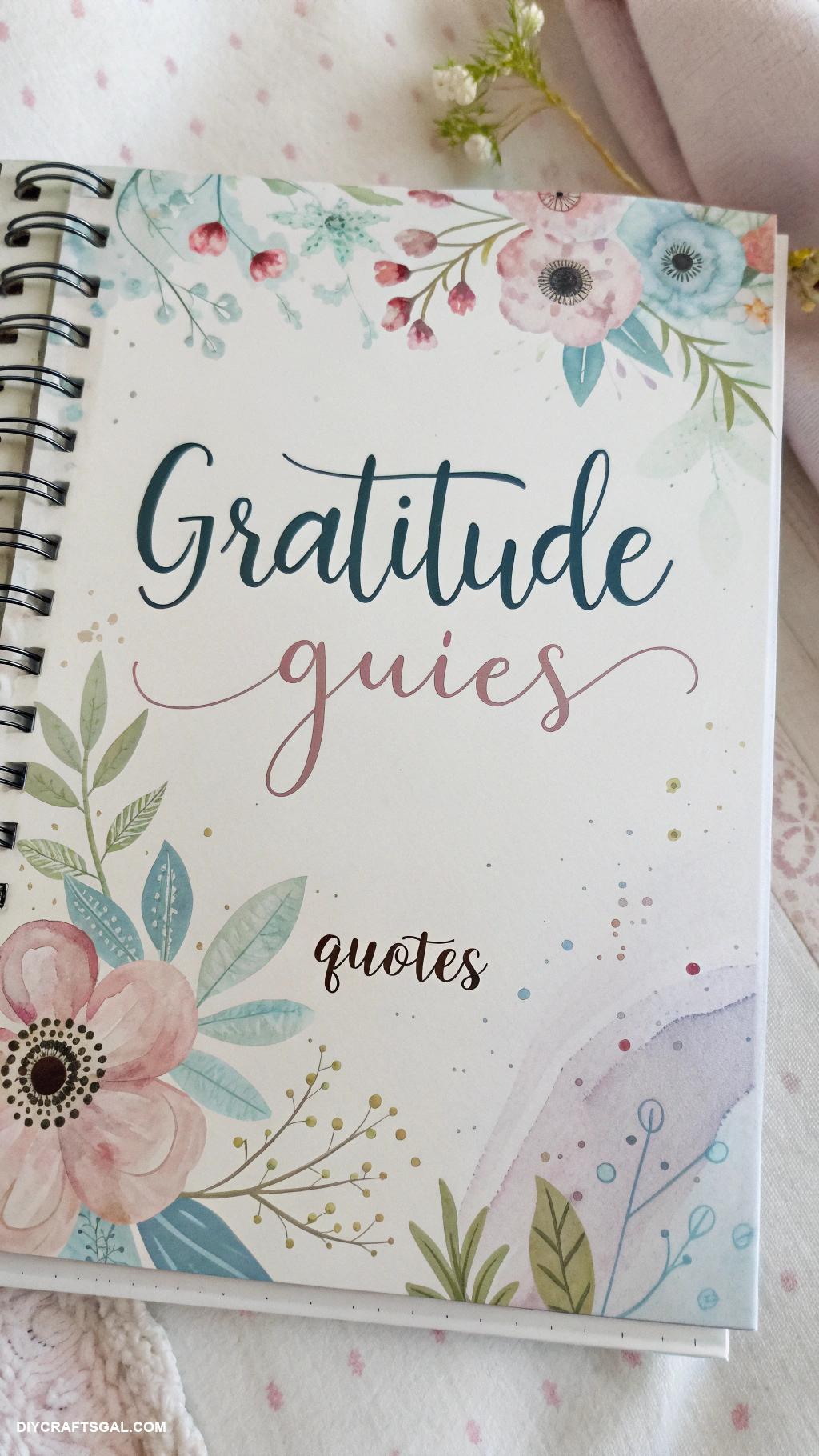 gratitude journal layout Gratitude quotes with watercolor backgrounds