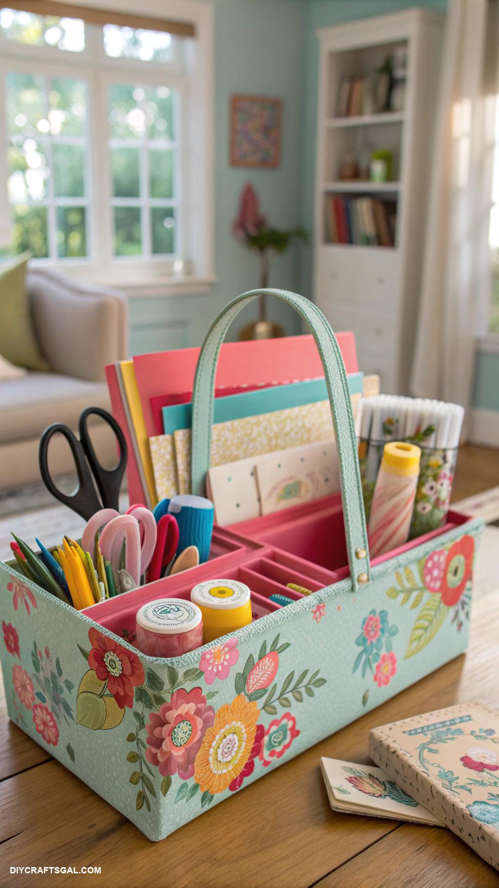 hobby room ideas Portable craft caddy for easy transport