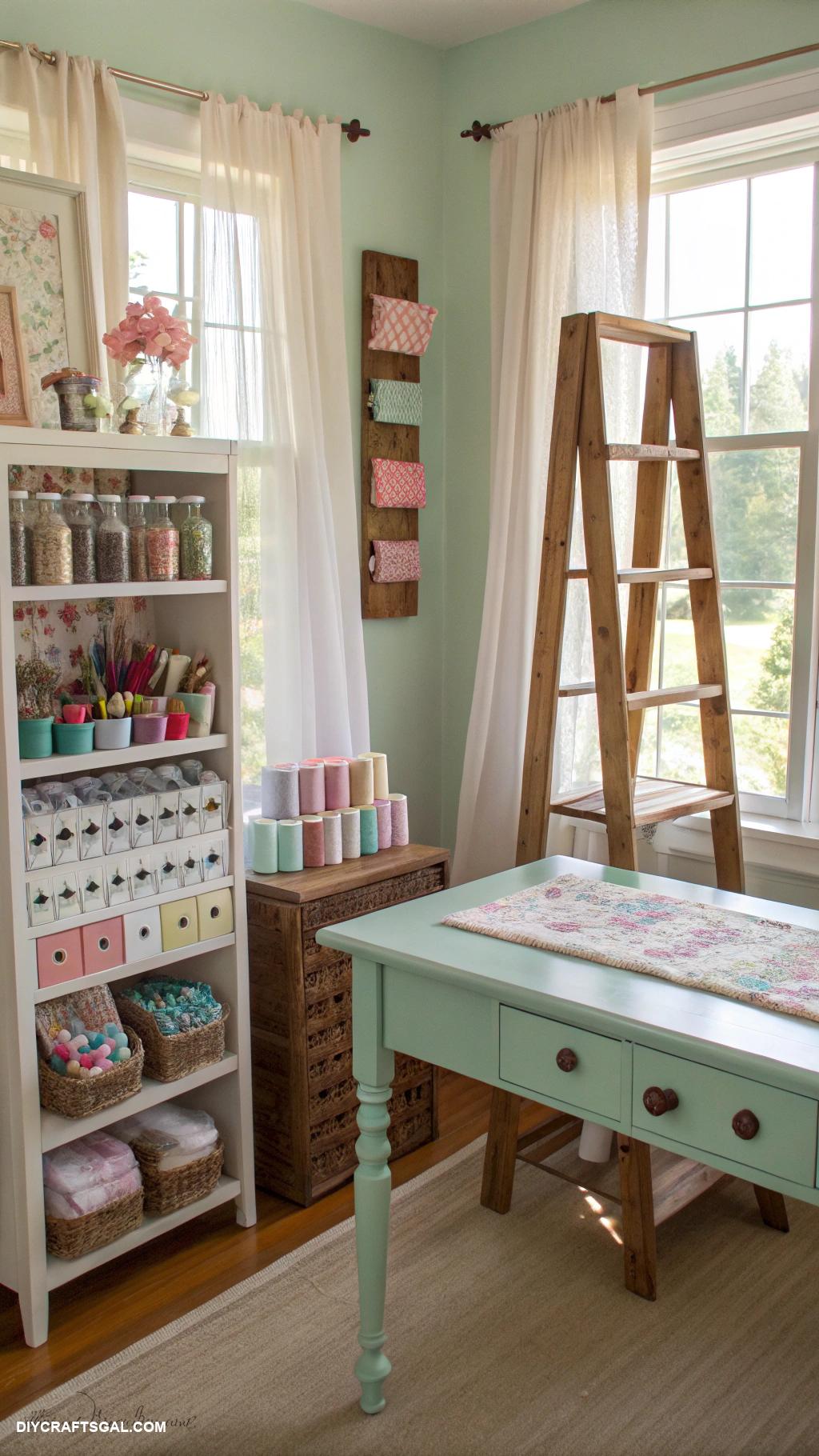 hobby room ideas Upcycled furniture repurposed for storage