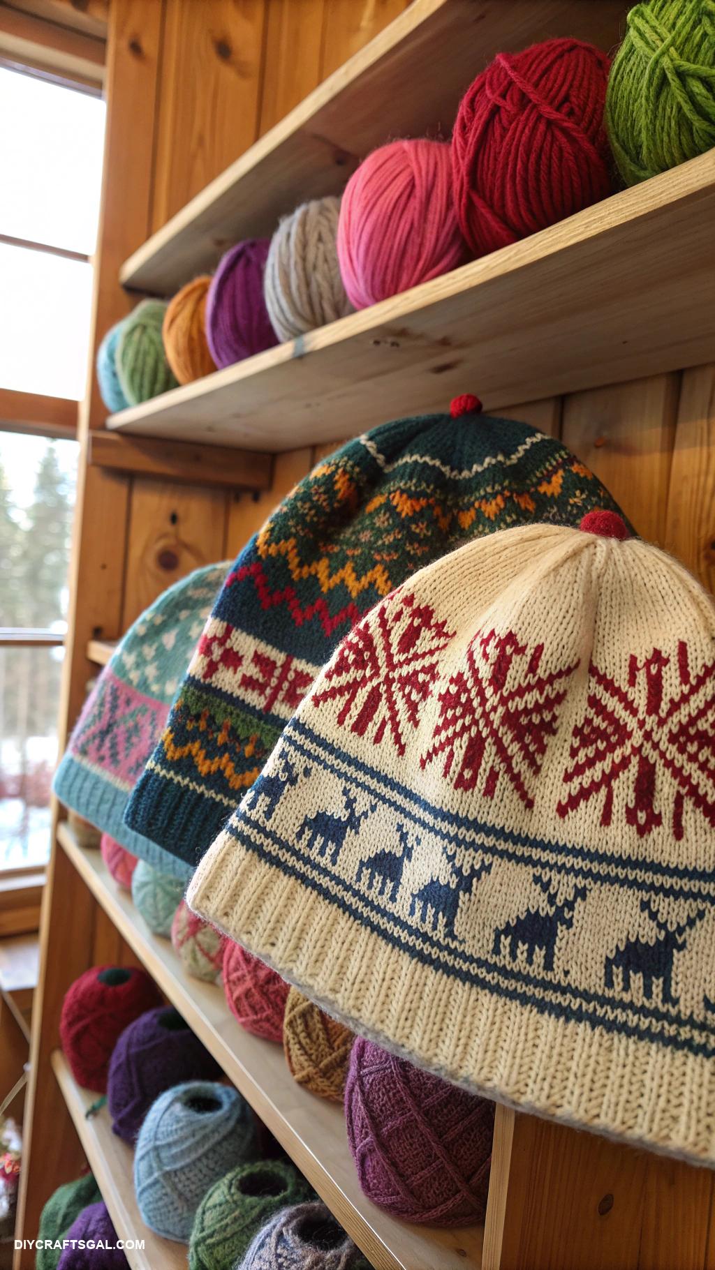 knitted hat ideas Fair isle patterns for a traditional touch