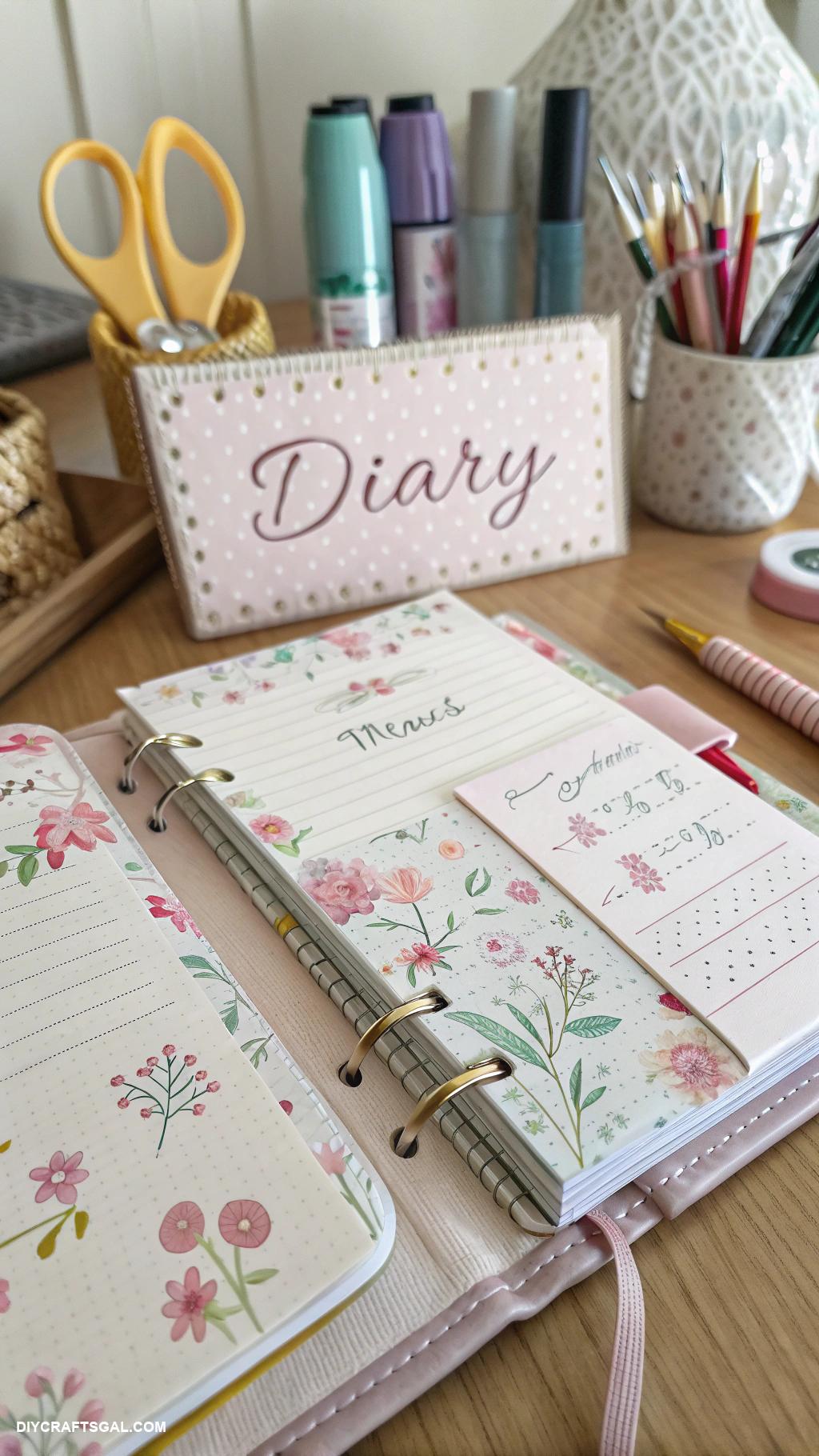 personal diary ideas Add pockets for keepsakes and notes