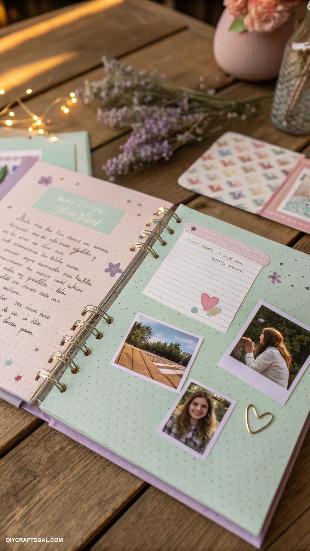 personal diary ideas Create a scrapbook style diary layout