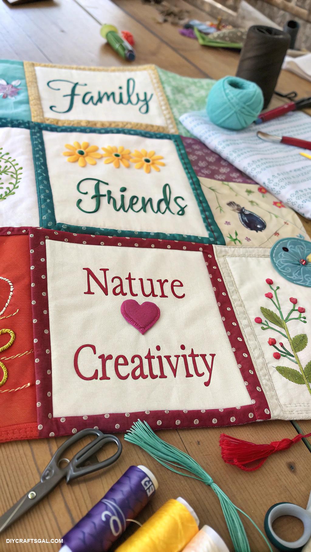 gratitude journaling ideas Interactive gratitude quilt squares