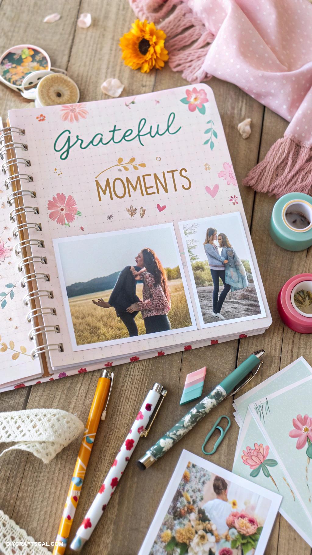 gratitude journaling ideas Photo collage of thankful moments