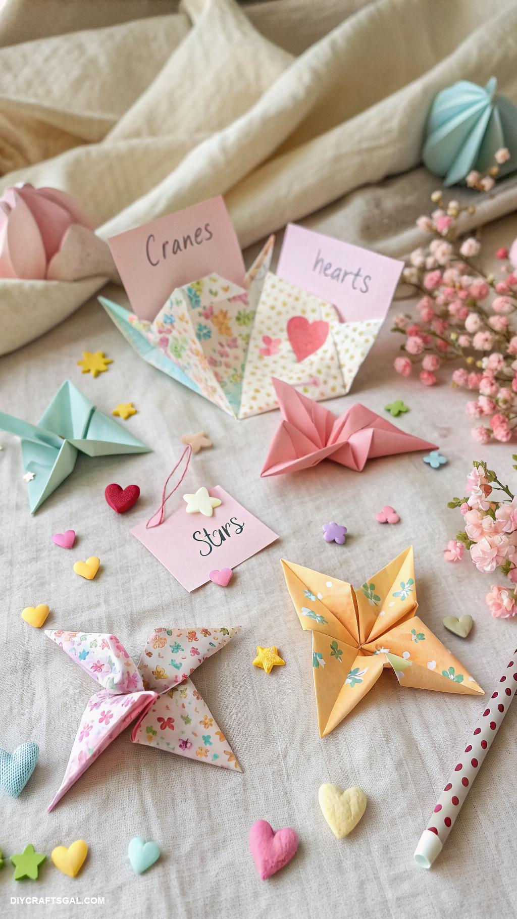 manifestation journal ideas Origami wishes for manifesting