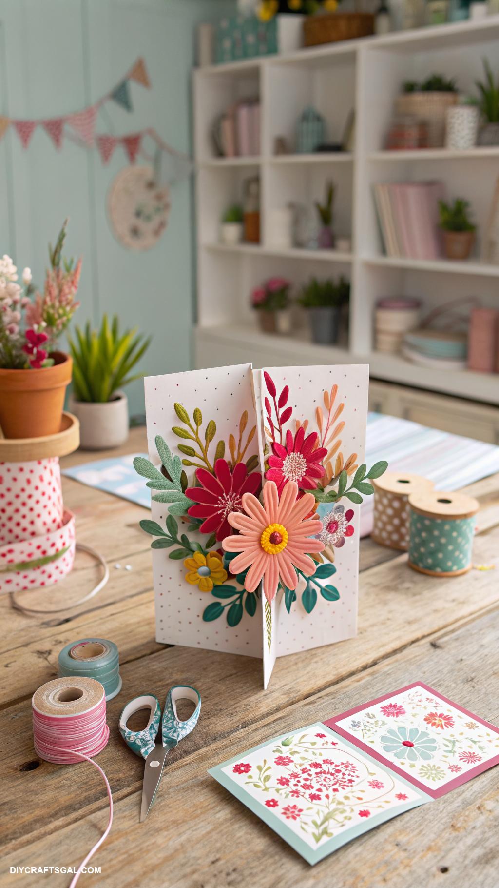 paper crafts Interactive pop up greeting cards
