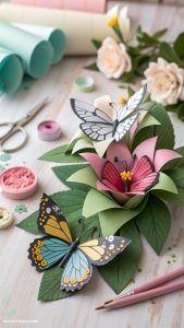 paper crafts Paper sculptures inspired by nature